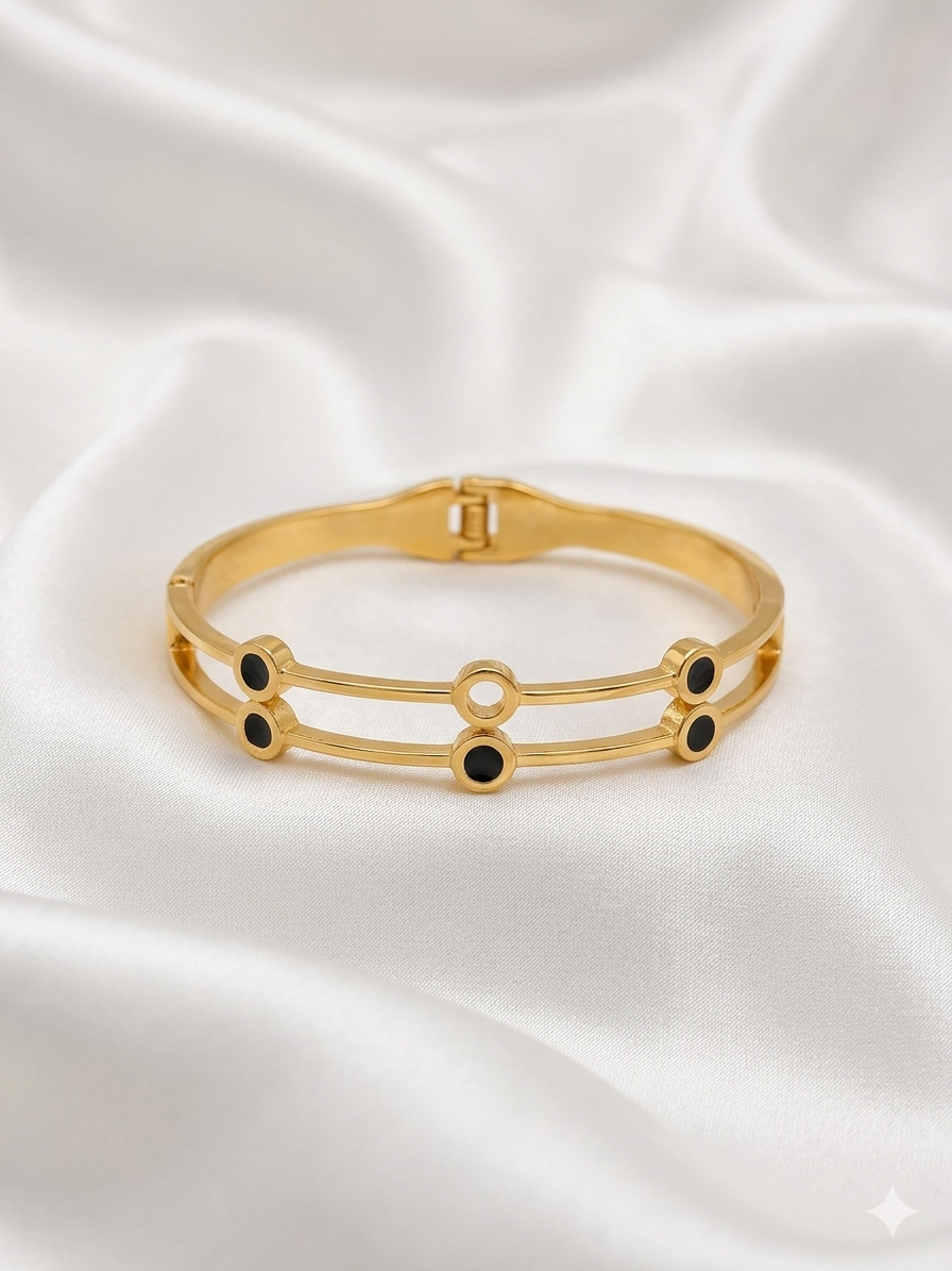Gilded Dual-Ring
