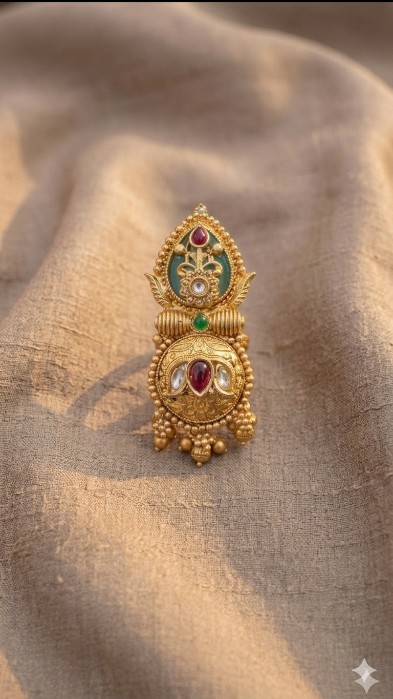 Devika Heritage Ring Free Size