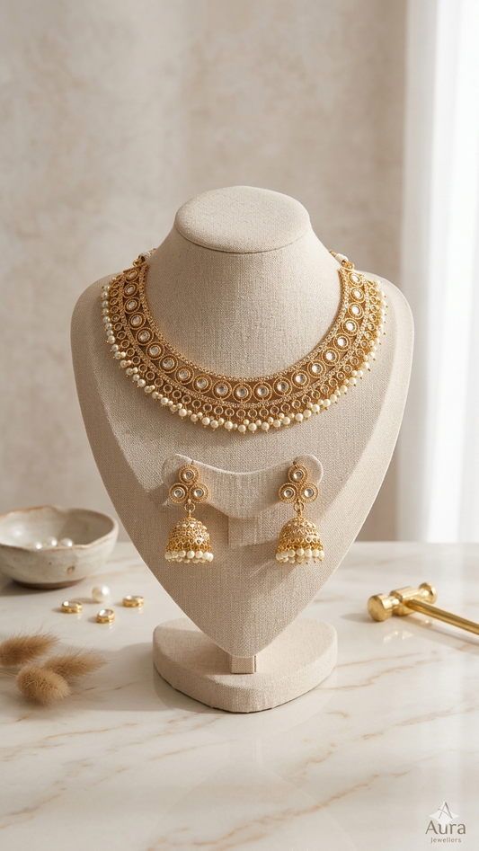 Komal Pearl Neckset
