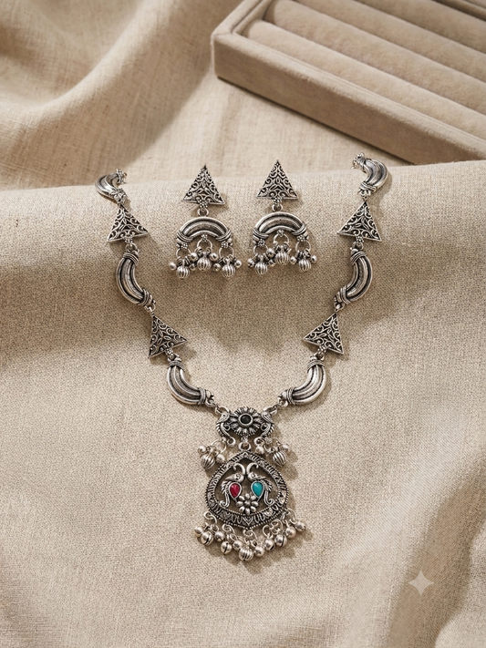 Gauri Oxidised Set