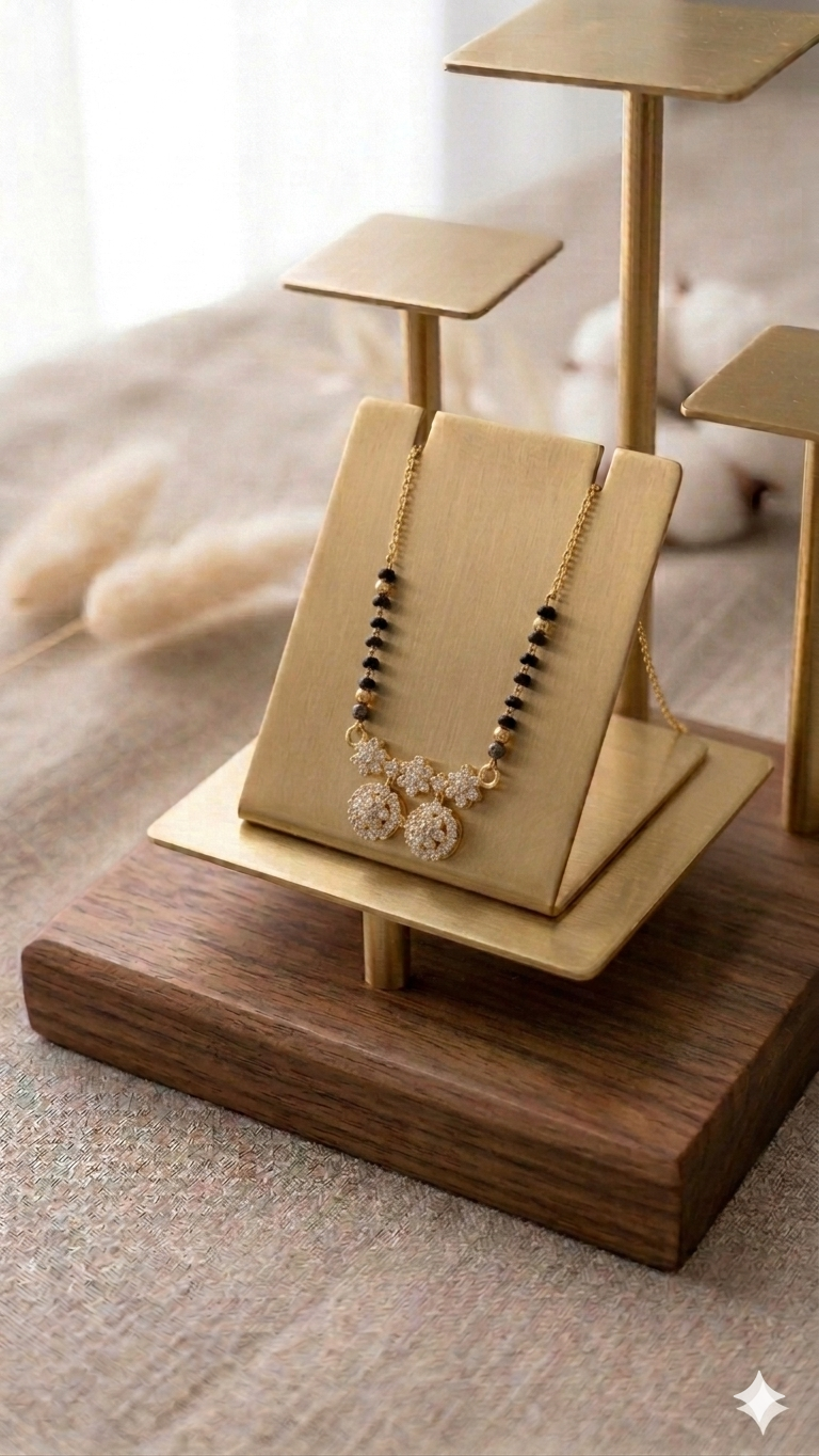 Twin Floral Mangalsutra