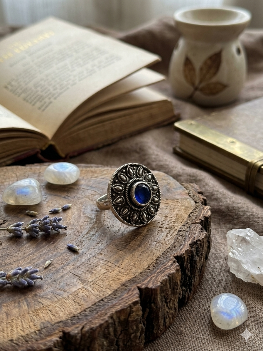 Teejh Oxidised - Navy Blue