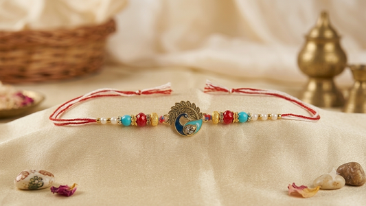 Traditional Mor Rakhi