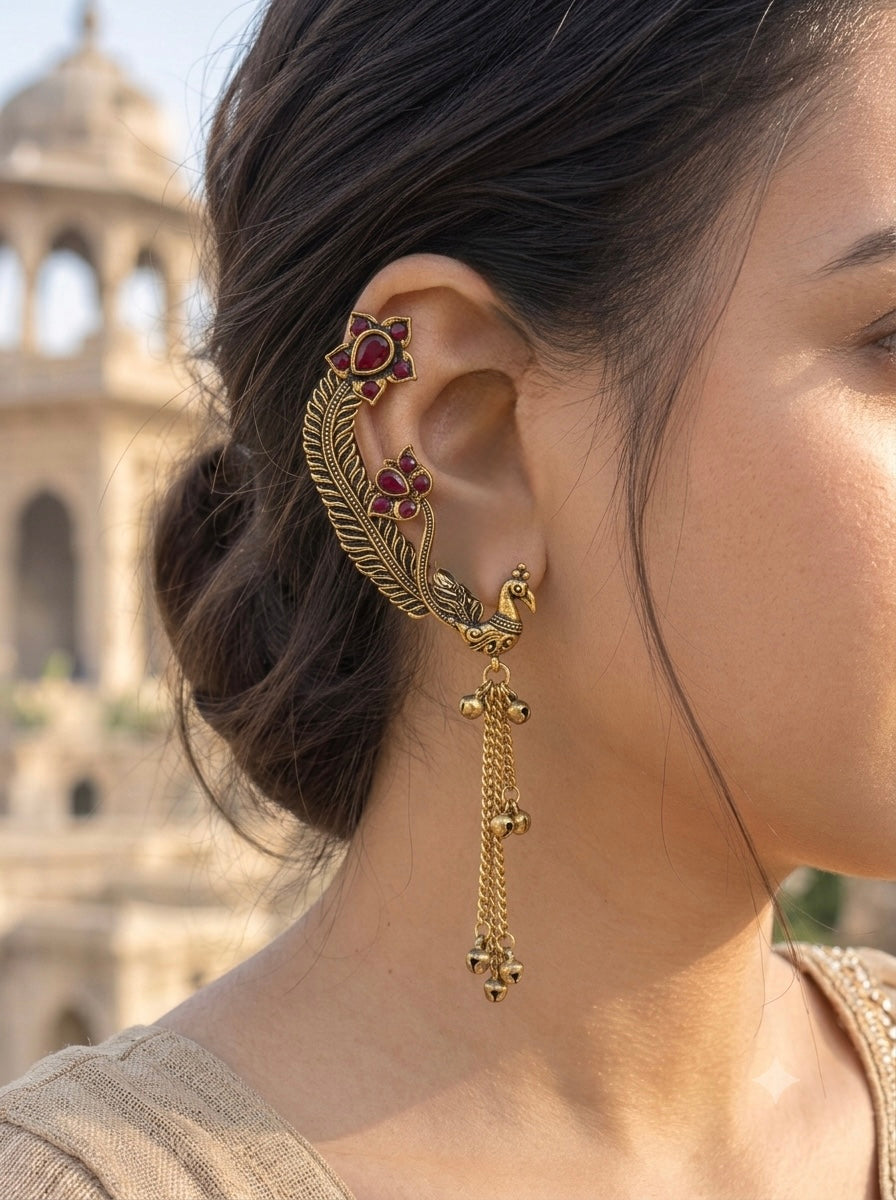 Mayur Pankh Earcuff