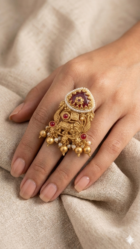 Reva Heritage Ring Free Size