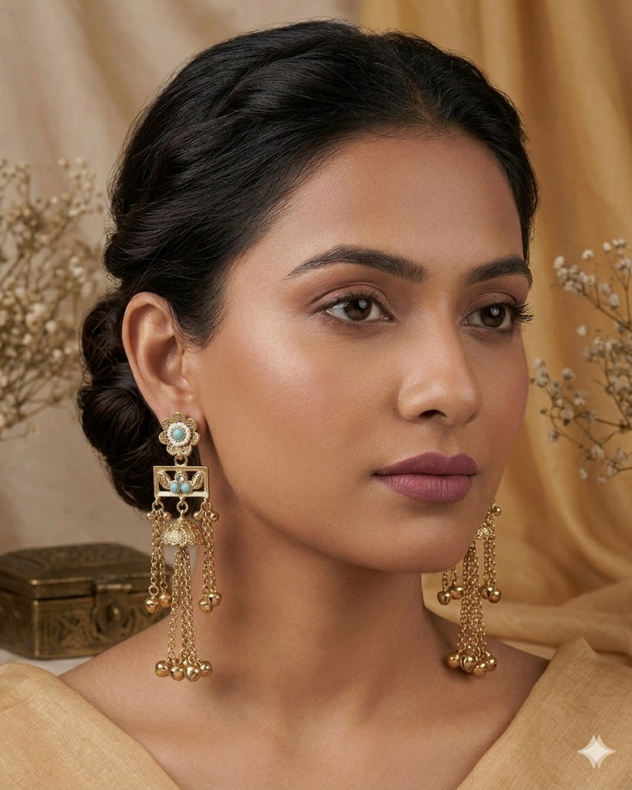 Tanshit Premium Kashmiri Jhumka