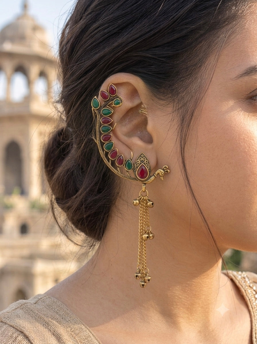 Mayurakshi Kaan-Phool (Earcuff)