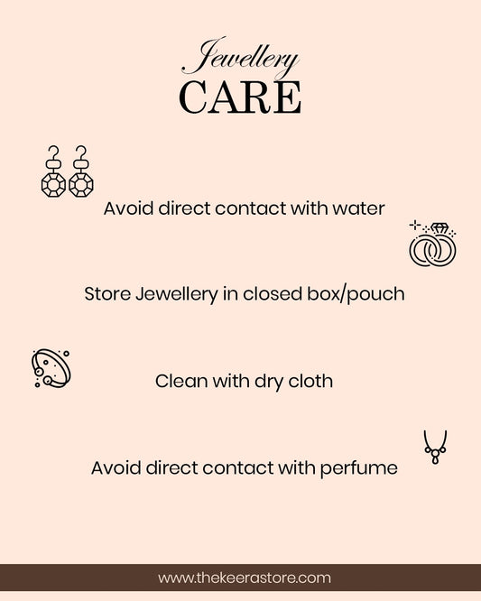 Aabhar Neckset Mini - Pearl & Stone