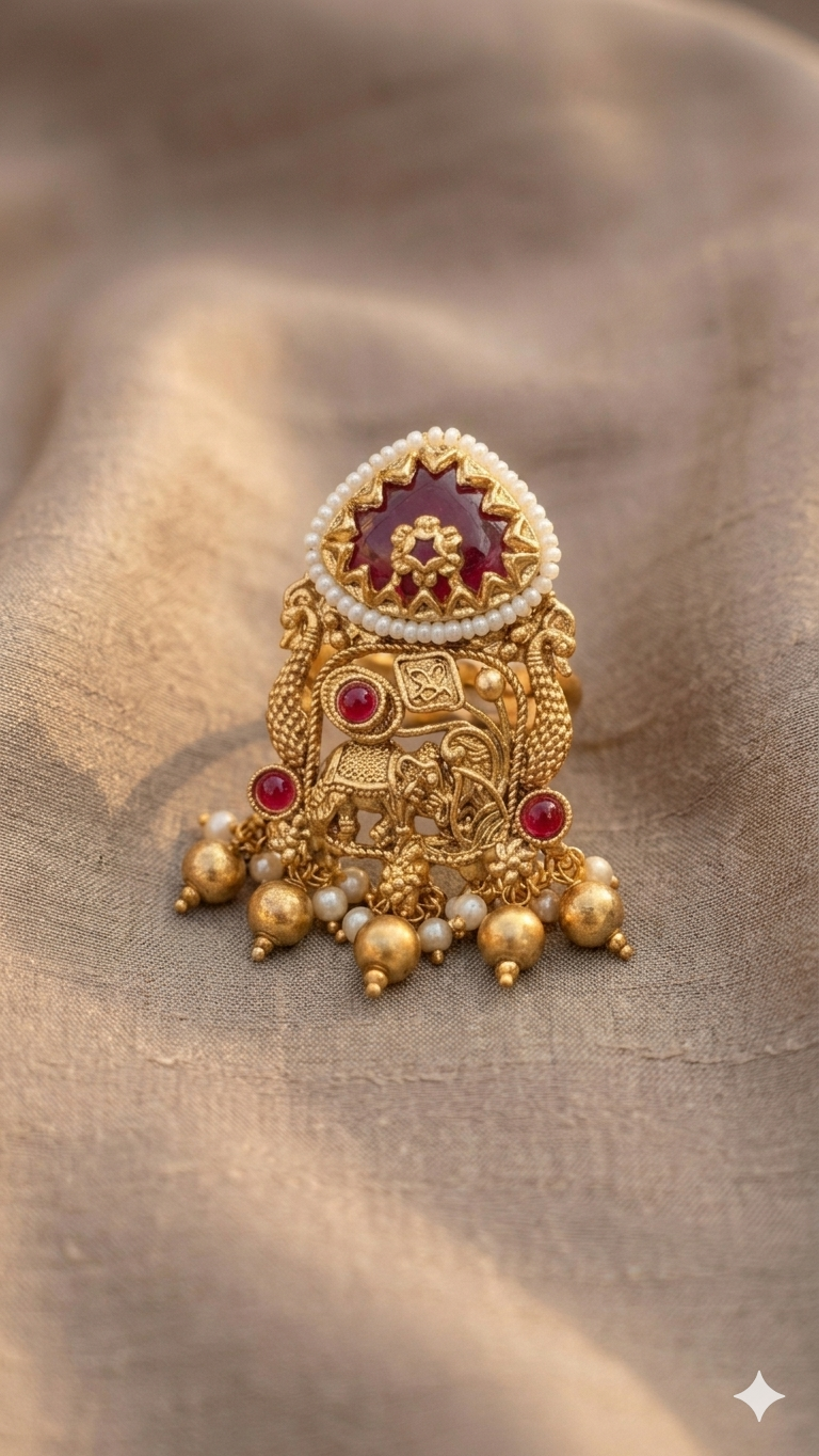 Reva Heritage Ring Free Size