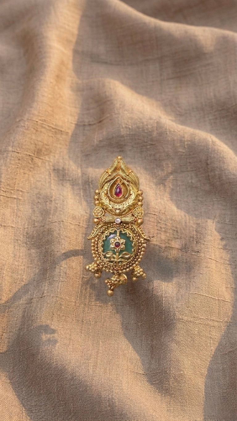 Aishani Heritage Ring Free Size