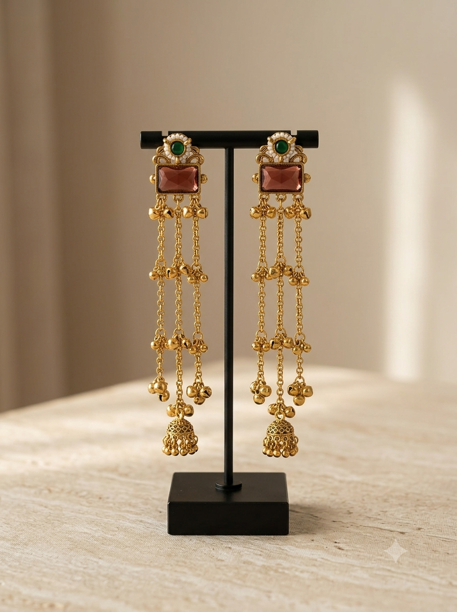Darpan Kashmiri Jhumka