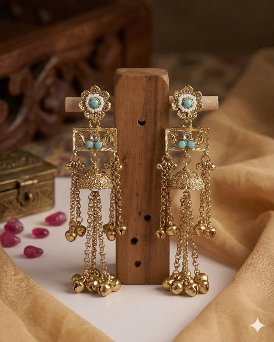 Tanshit Premium Kashmiri Jhumka