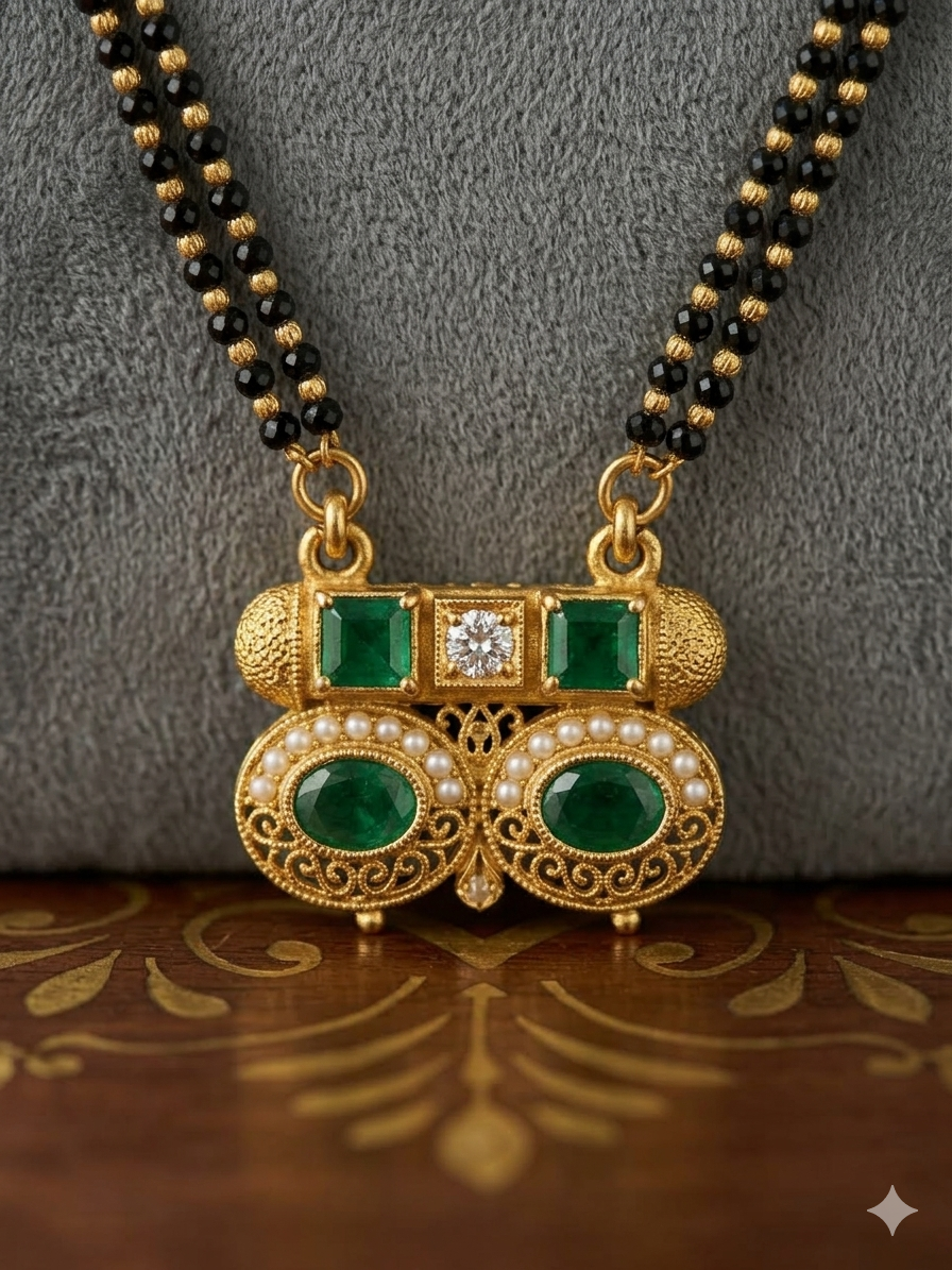 Verdant Wati Mangalsutra Short