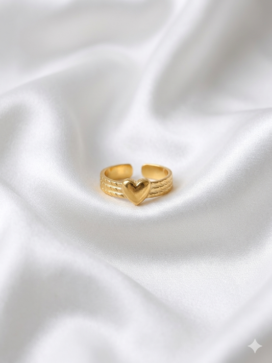 Heart Band Ring