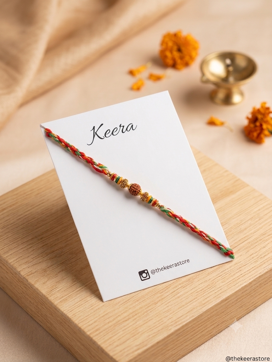 Multi Rudraksha Dori Rakhi