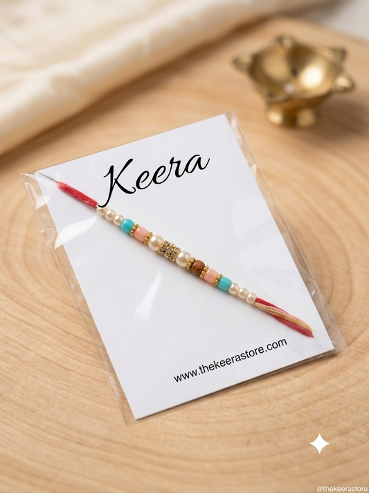 Pearl Pastel Dori Rakhi