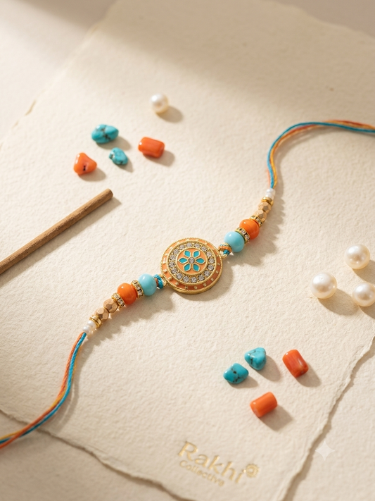 Pastel Enamel Rakhi