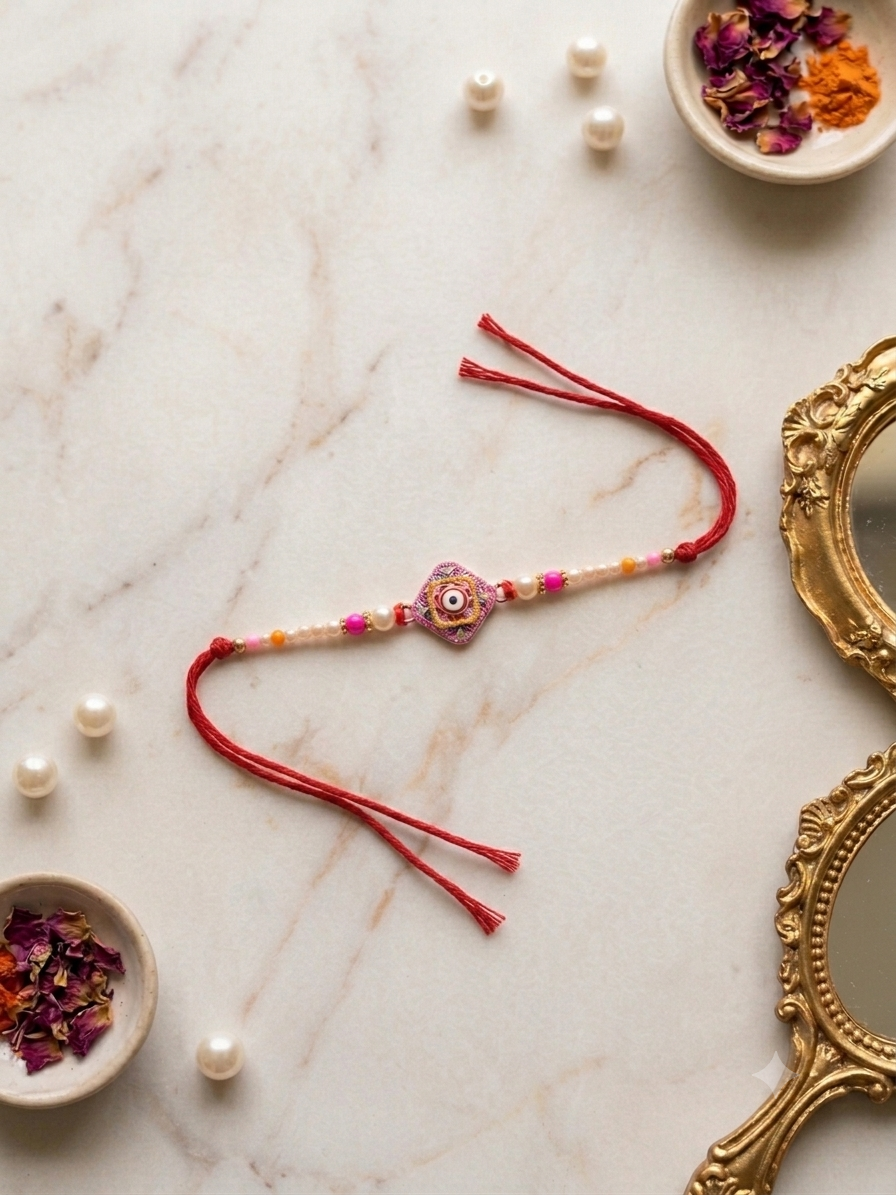 Traditional Set of 3 Rakhi Enamel
