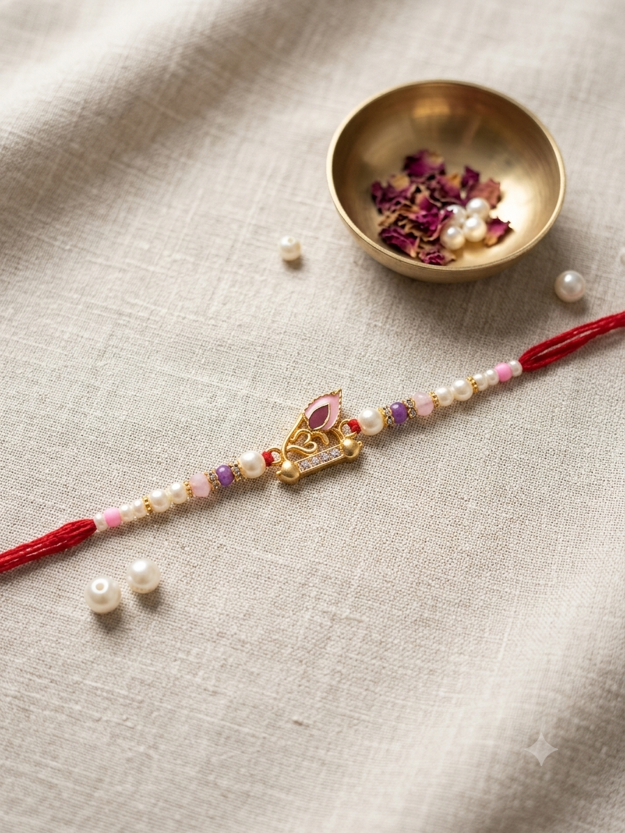 Feather Peacock Rakhi Set of 3