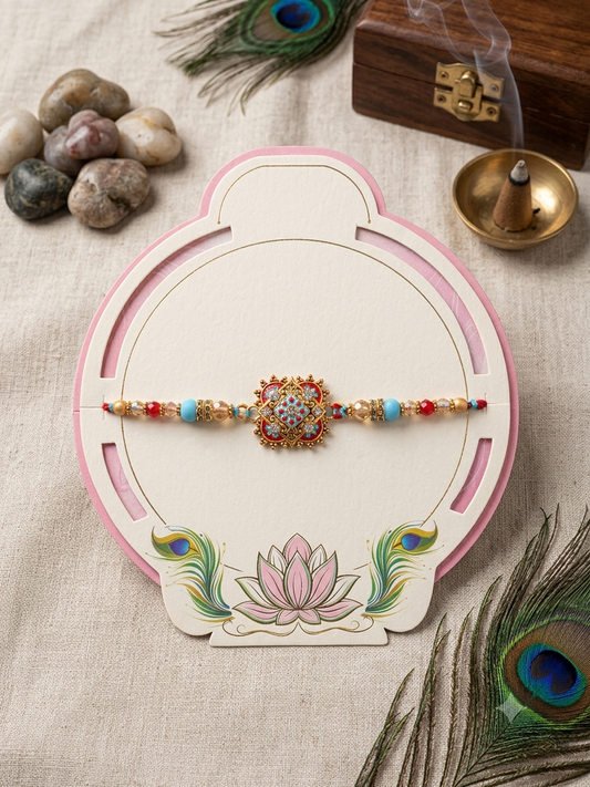 Mini Mandala Rakhi Set of 2