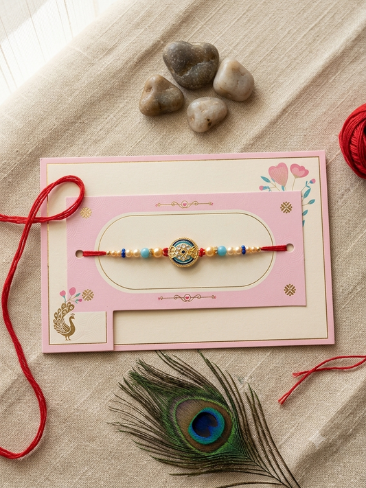 Mini Stone Rakhi Set of 3