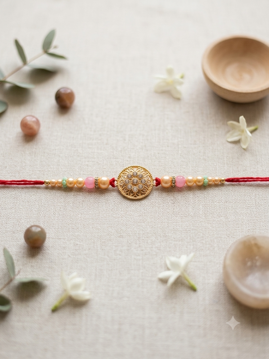 Mini Stone Rakhi Set of 3