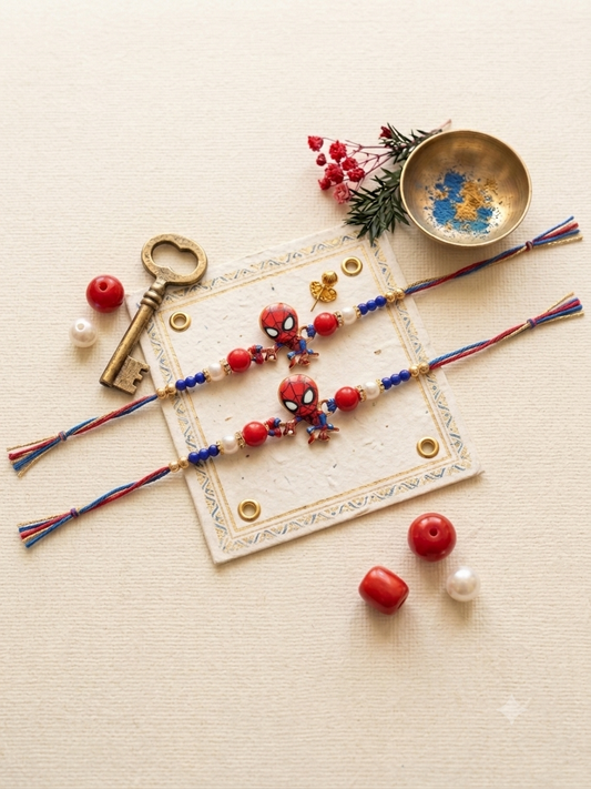 Kids Spidy Rakhi Set of 2