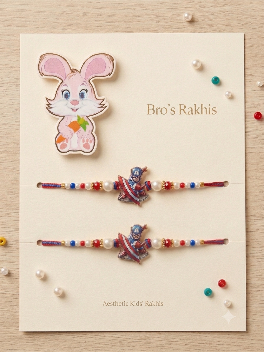 Kids Mini Spider Rakhi Set of 2