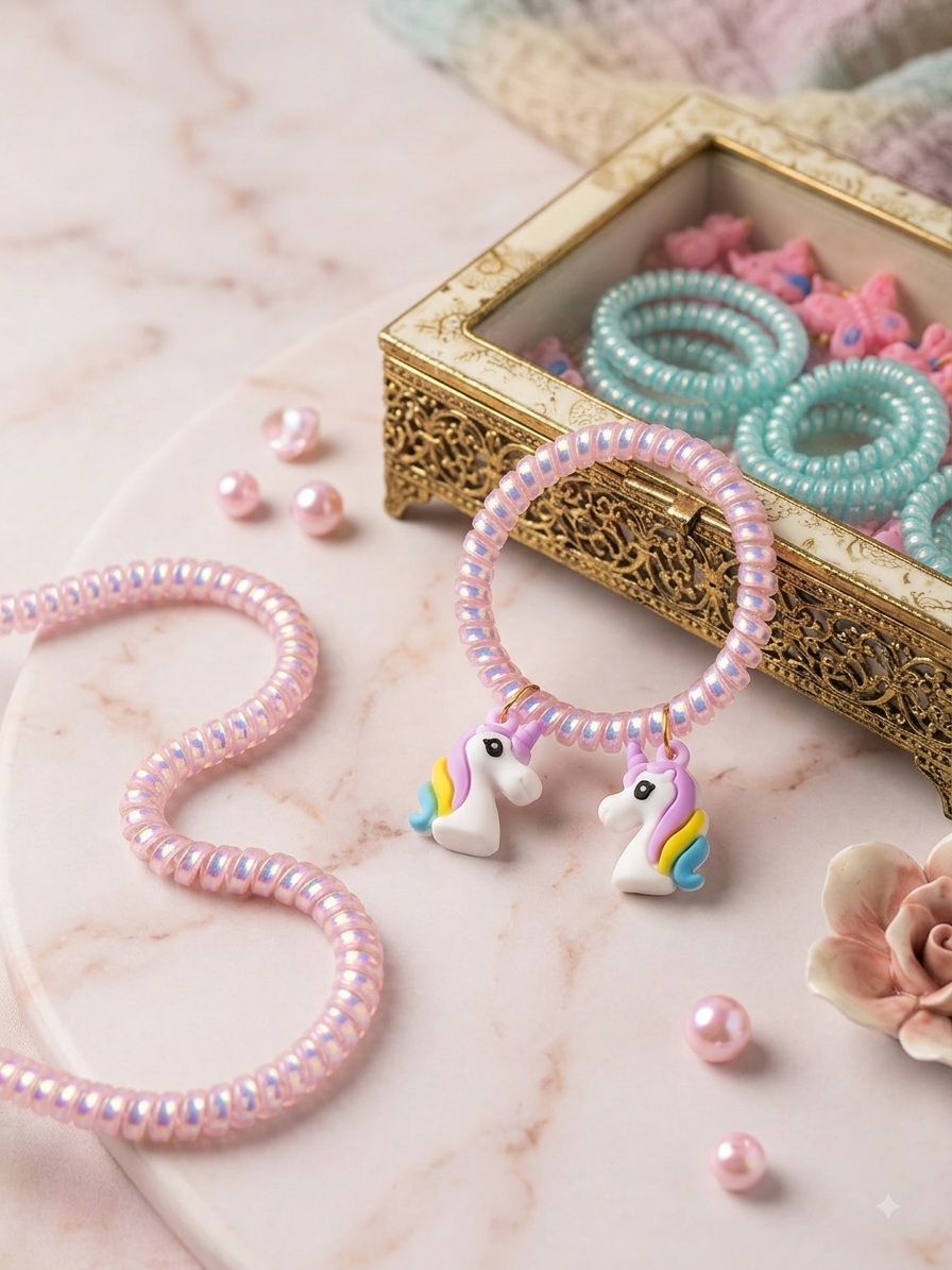 Pastel Unicorn Kids Spiral Rakhi