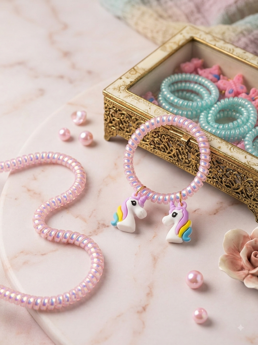 Pastel Unicorn Kids Spiral Rakhi