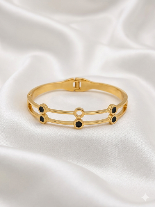Gilded Dual-Ring