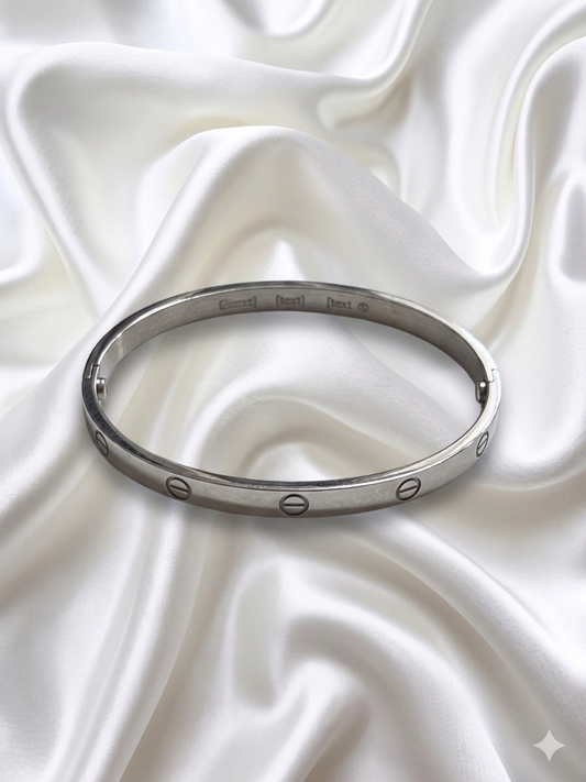 Catherine Plain Kada - Silver