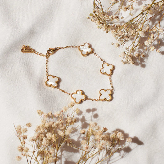 White Clover Bracelet