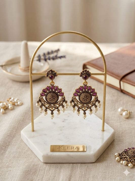Avreet Jhumka Pink