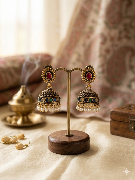 Royal Amara Jhumka Multi