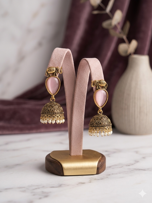 Gajraj Jhumka Pastel