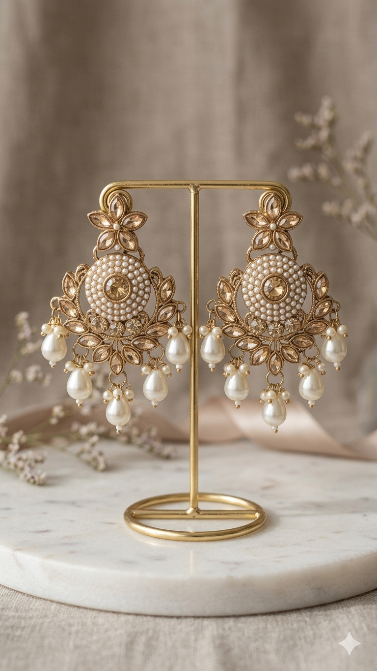 Rajsi Moti Earring