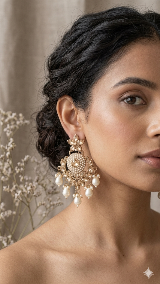 Rajsi Moti Earring