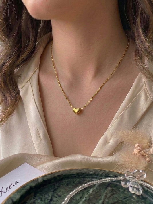 Minimal Mini Heart Neckset