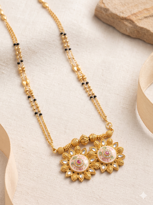 36” Pastel Flower Mangalsutra