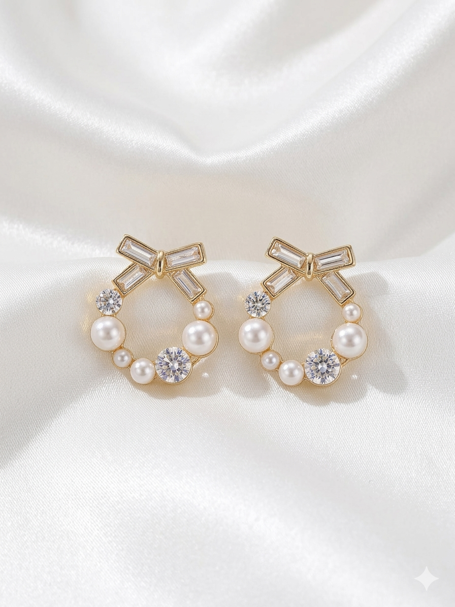 Pearl Stone Mini Bow