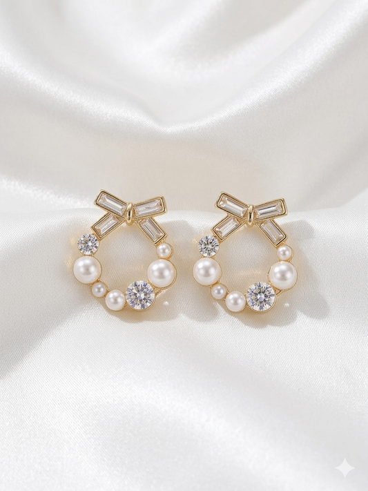 Pearl Stone Mini Bow