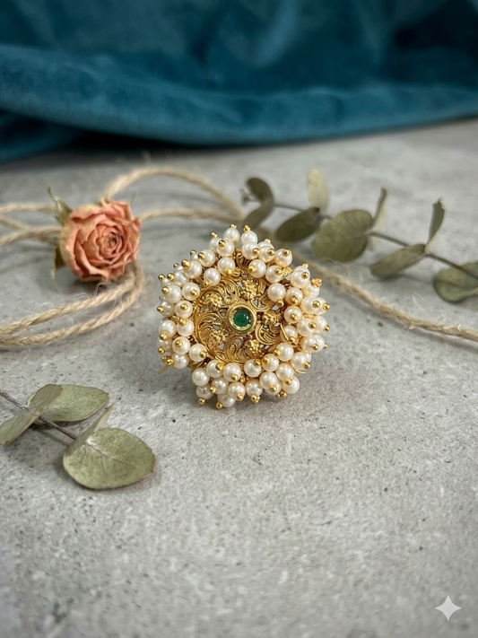 Gajra Moti Angathi (Green)