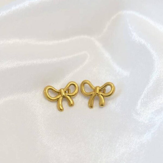 Mini Open Bow Earring
